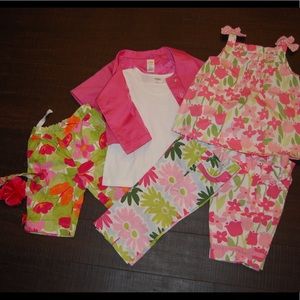 Summery Gymboree and crazy 8 outfits